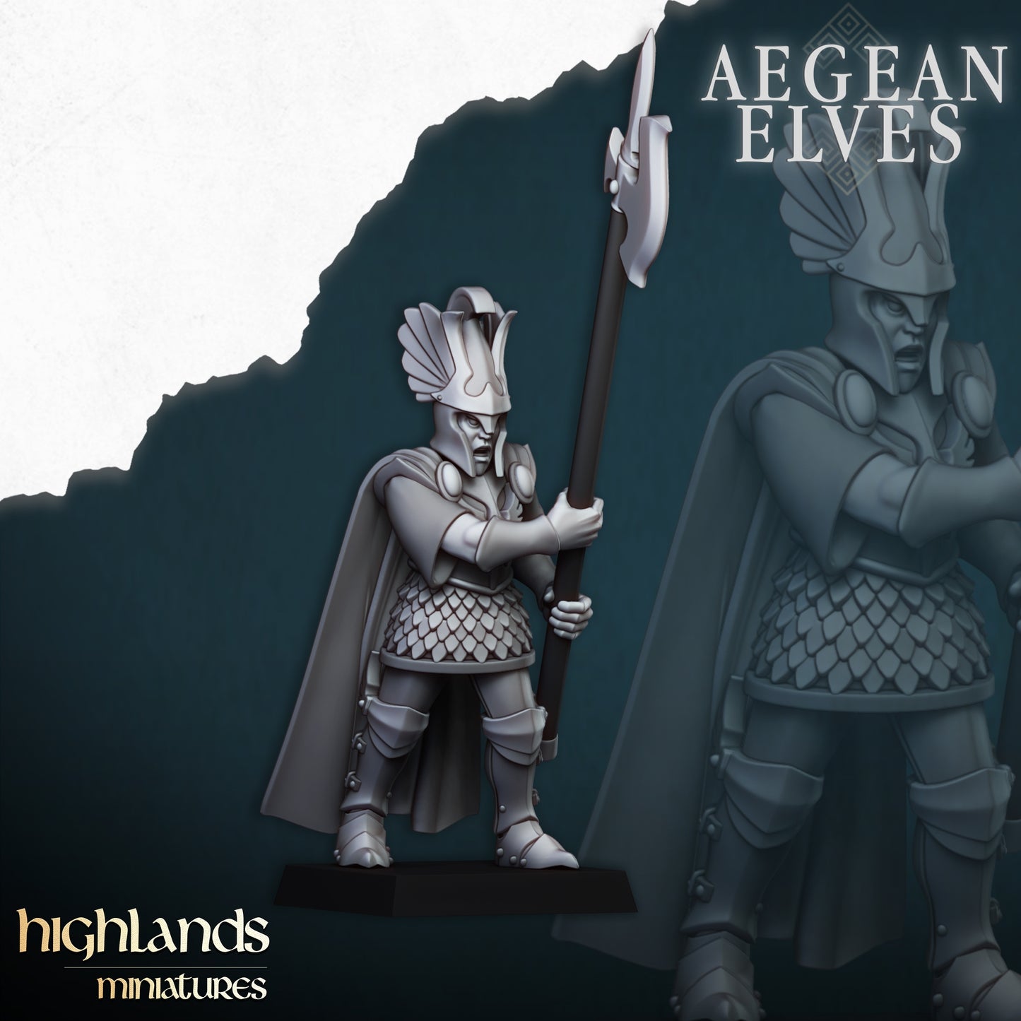 28mm Mycenaean Guard - Aegean Elves