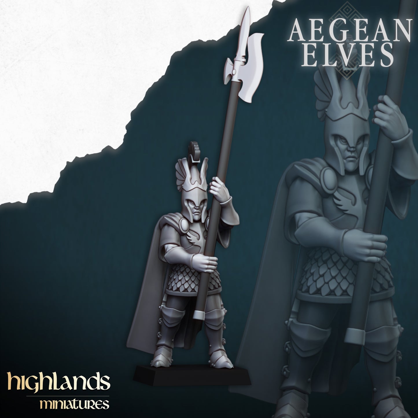 28mm Mycenaean Guard - Aegean Elves