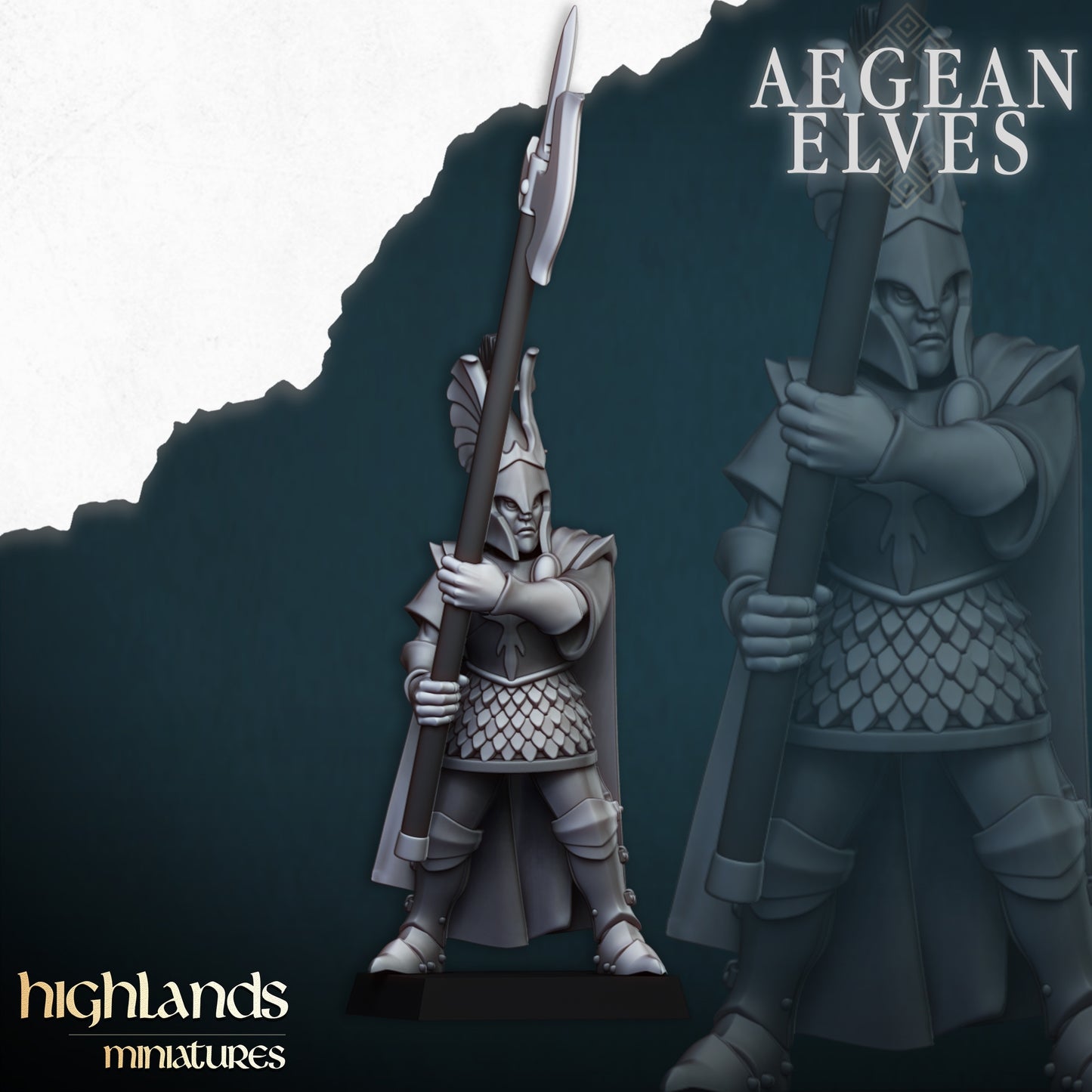 28mm Mycenaean Guard - Aegean Elves
