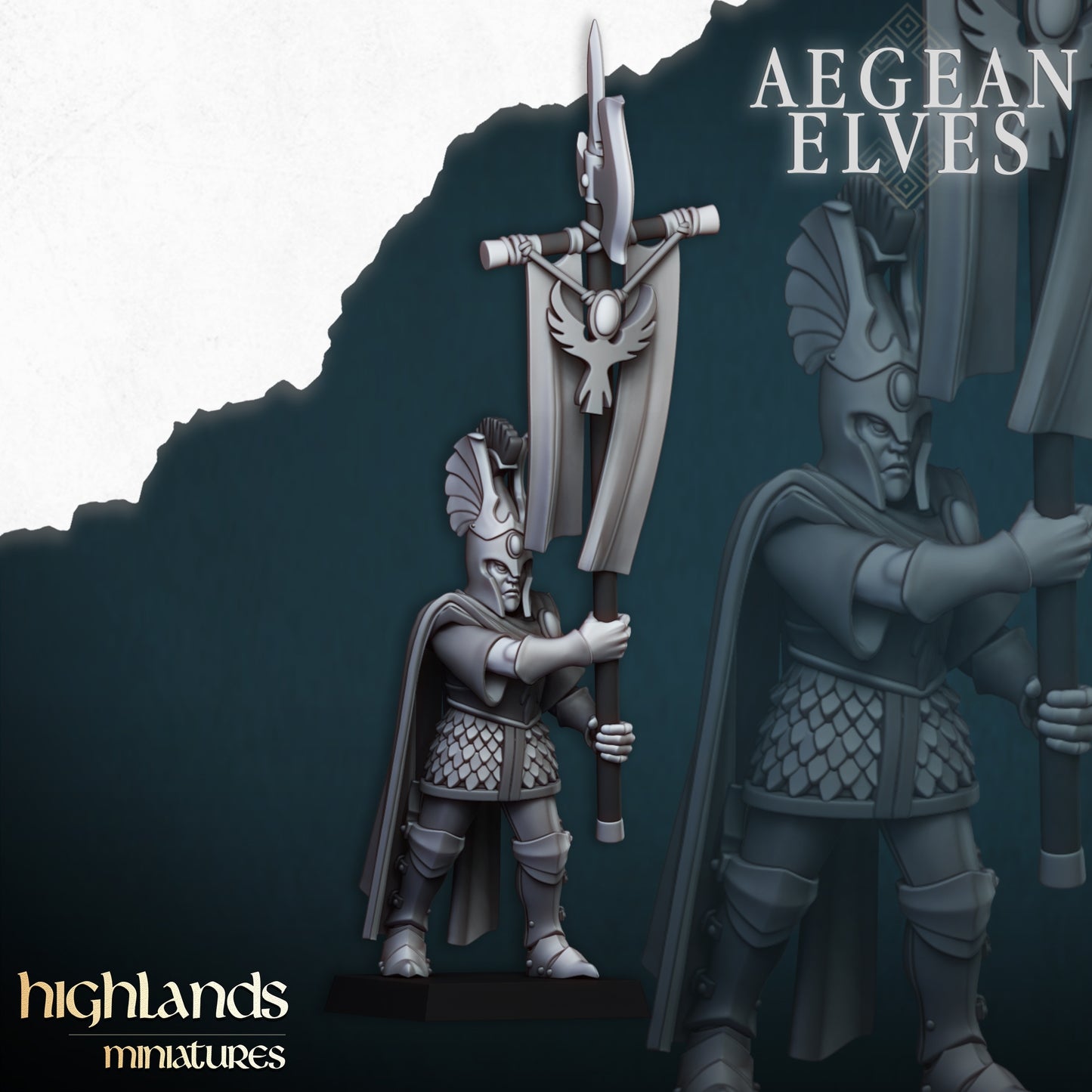 28mm Mycenaean Guard - Aegean Elves