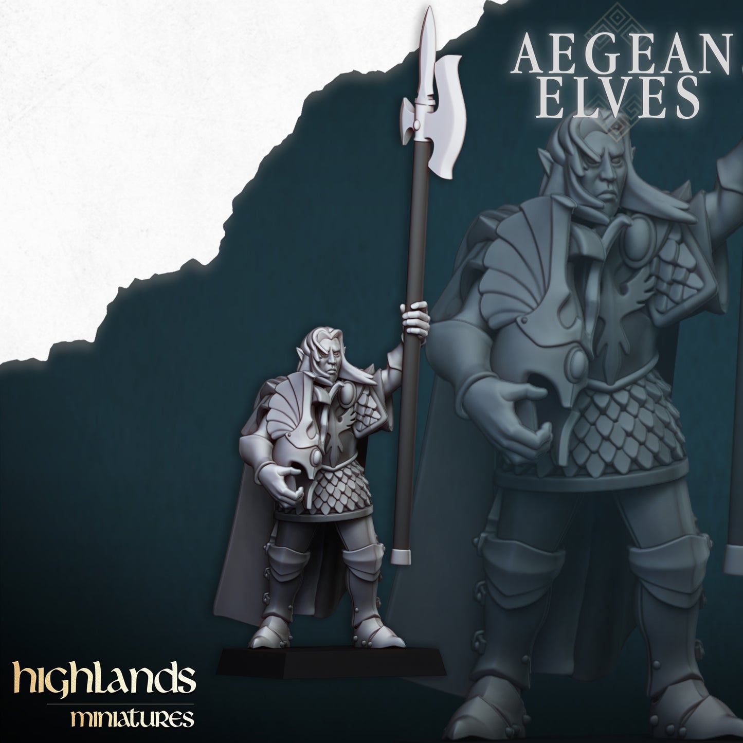 28mm Mycenaean Guard - Aegean Elves