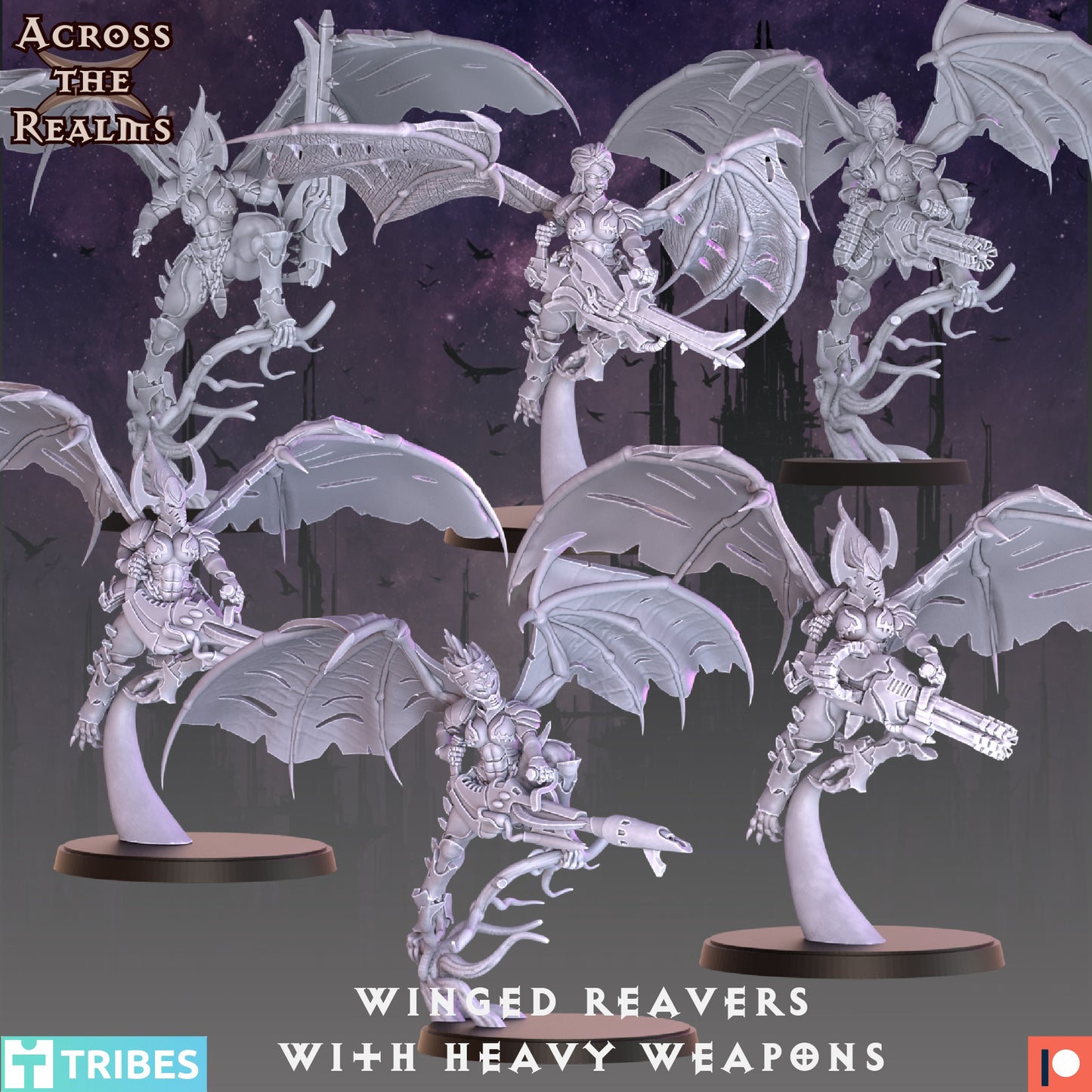 28mm Winged Reavers with Heavy Weapons
