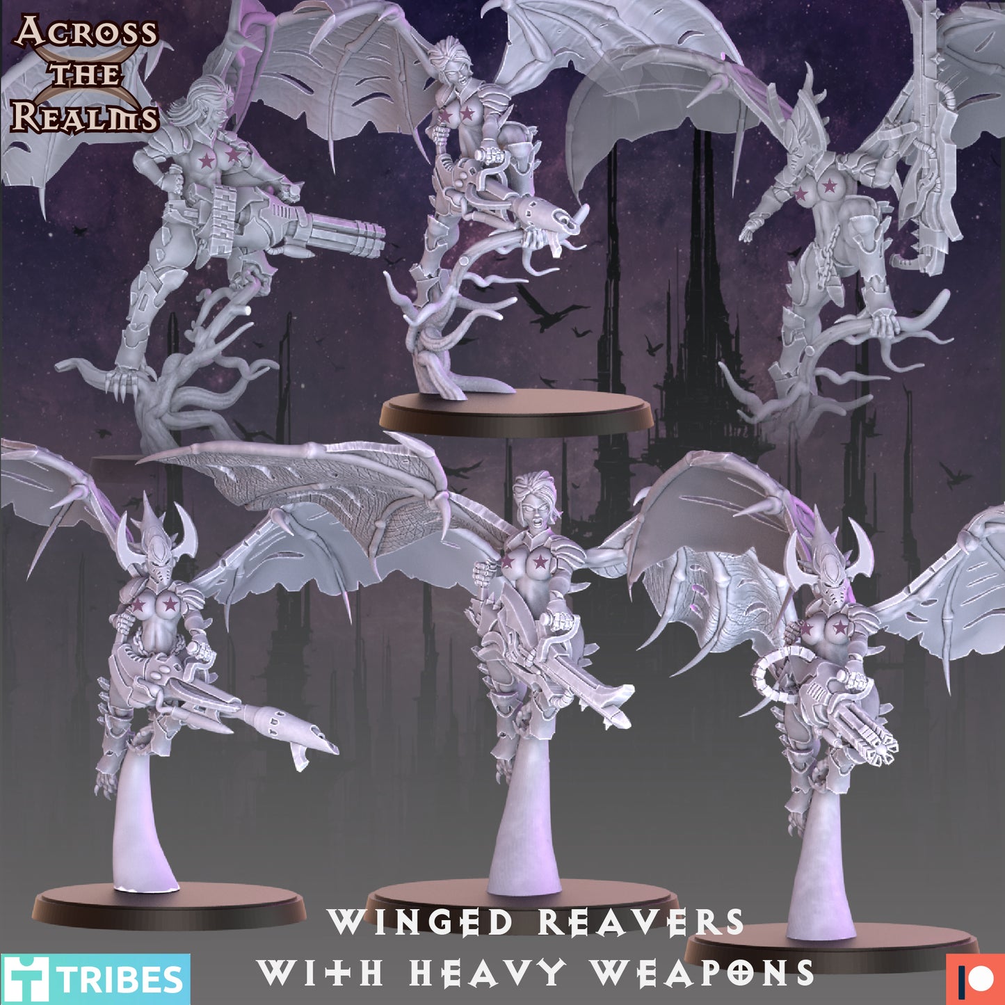 28mm Winged Reavers with Heavy Weapons
