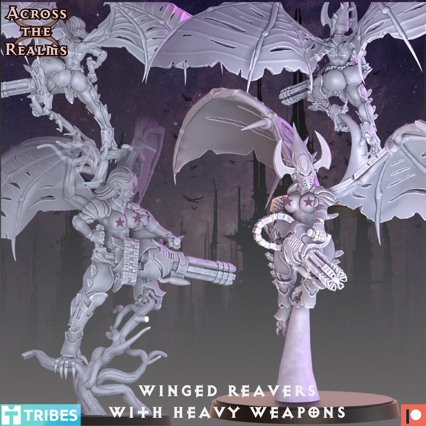 28mm Winged Reavers with Heavy Weapons