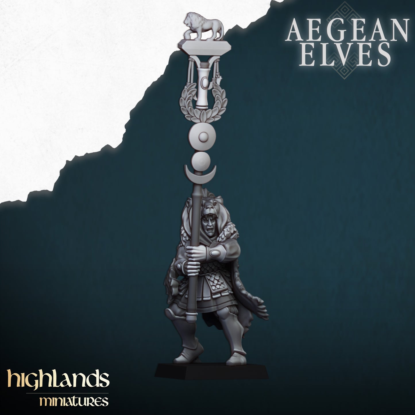 28mm Nemean Lions - Aegean Elves