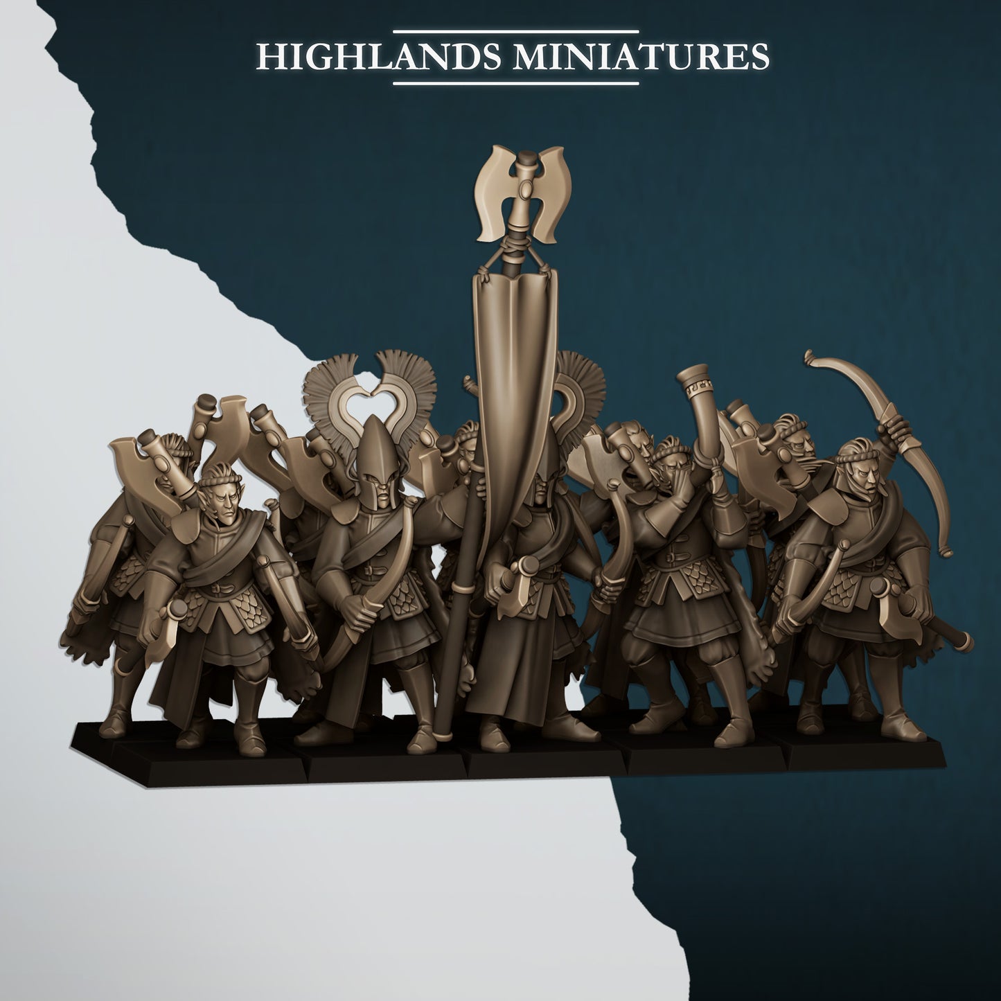 28mm Nemean Lions with Bows - Aegean Elves