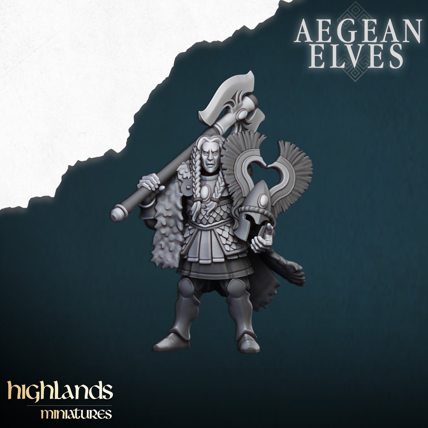 28mm Nemean Lions - Aegean Elves