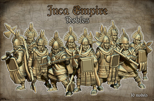 28mm Inca Empire Nobles