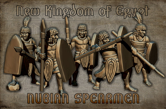 28mm Nubian Spearmen
