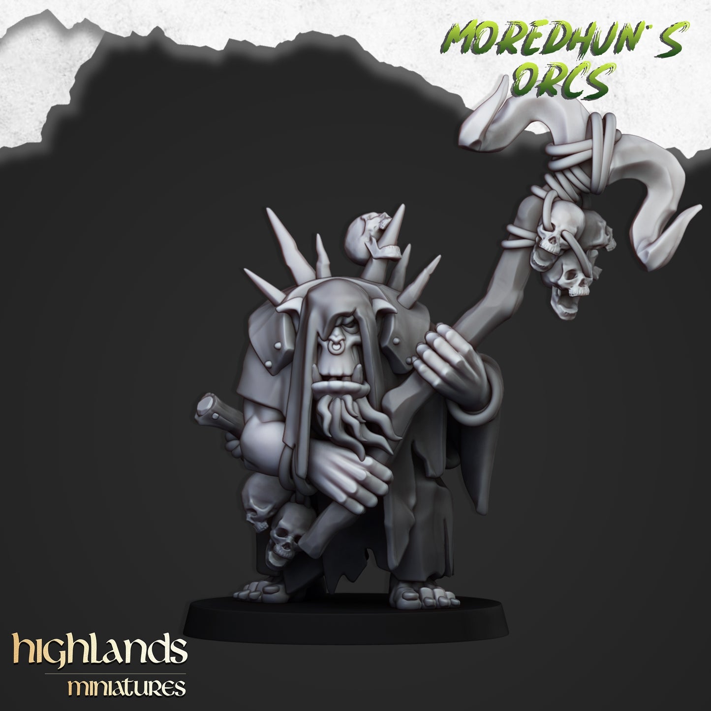 28mm Orc Shamans - Orc & Goblin Tribes