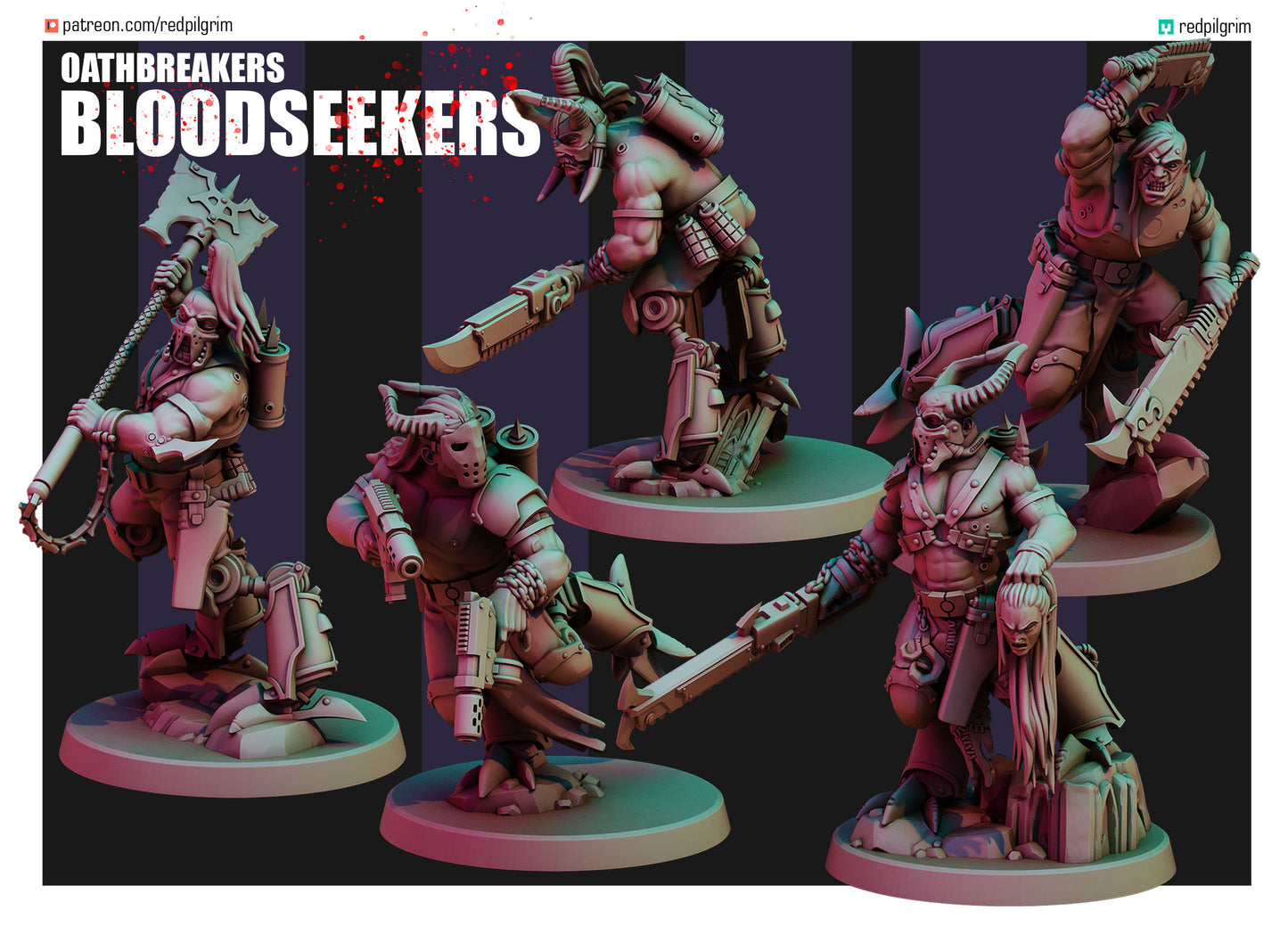 28mm Oathbreakers Bloodseekers