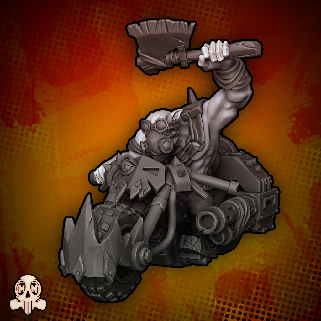 28mm Orc Warbikes
