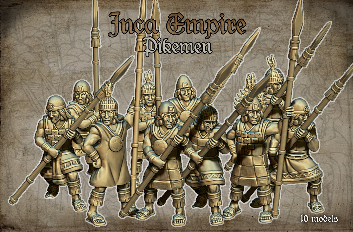 15mm Inca Empire Pikemen