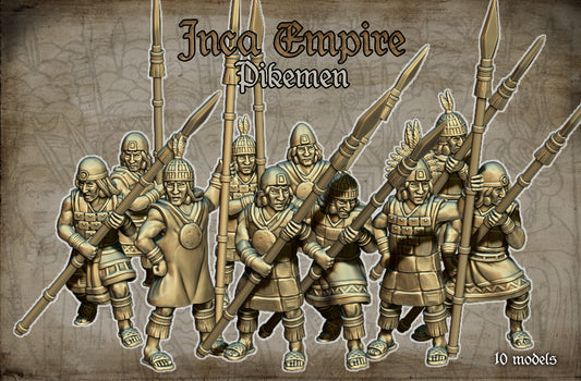 15mm Inca Empire Pikemen