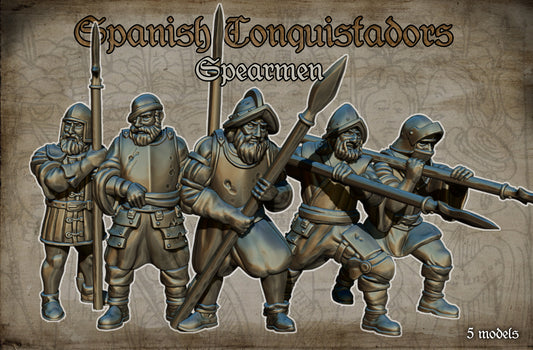 28mm Spanish Conquistador Pikemen