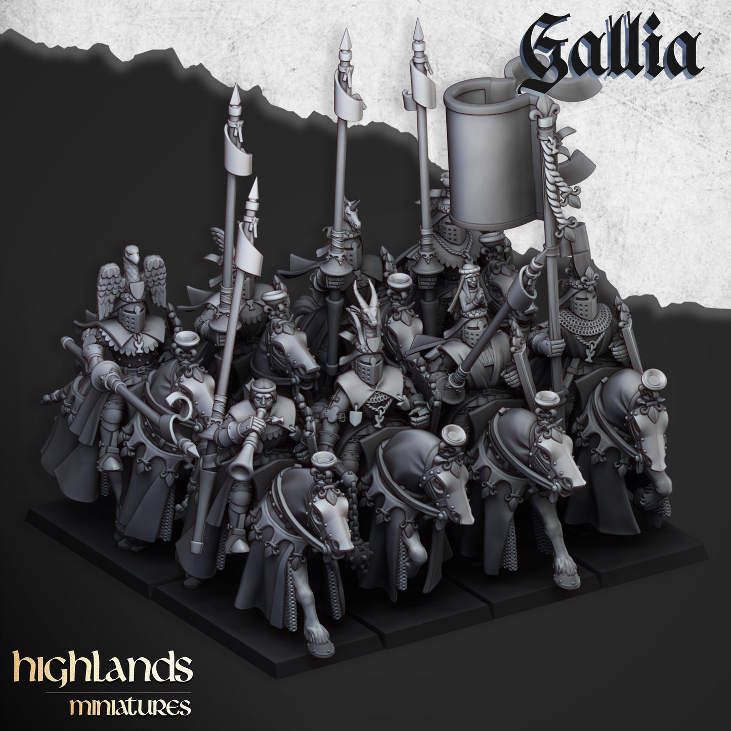 28mm Royal Knights - Gallia