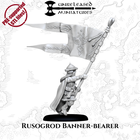 28mm Rusogrodian Banner - Bearer