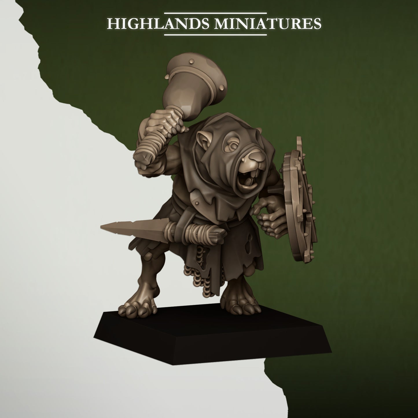 28mm Sewer Rats with Hand Weapons - Sewer Vermin
