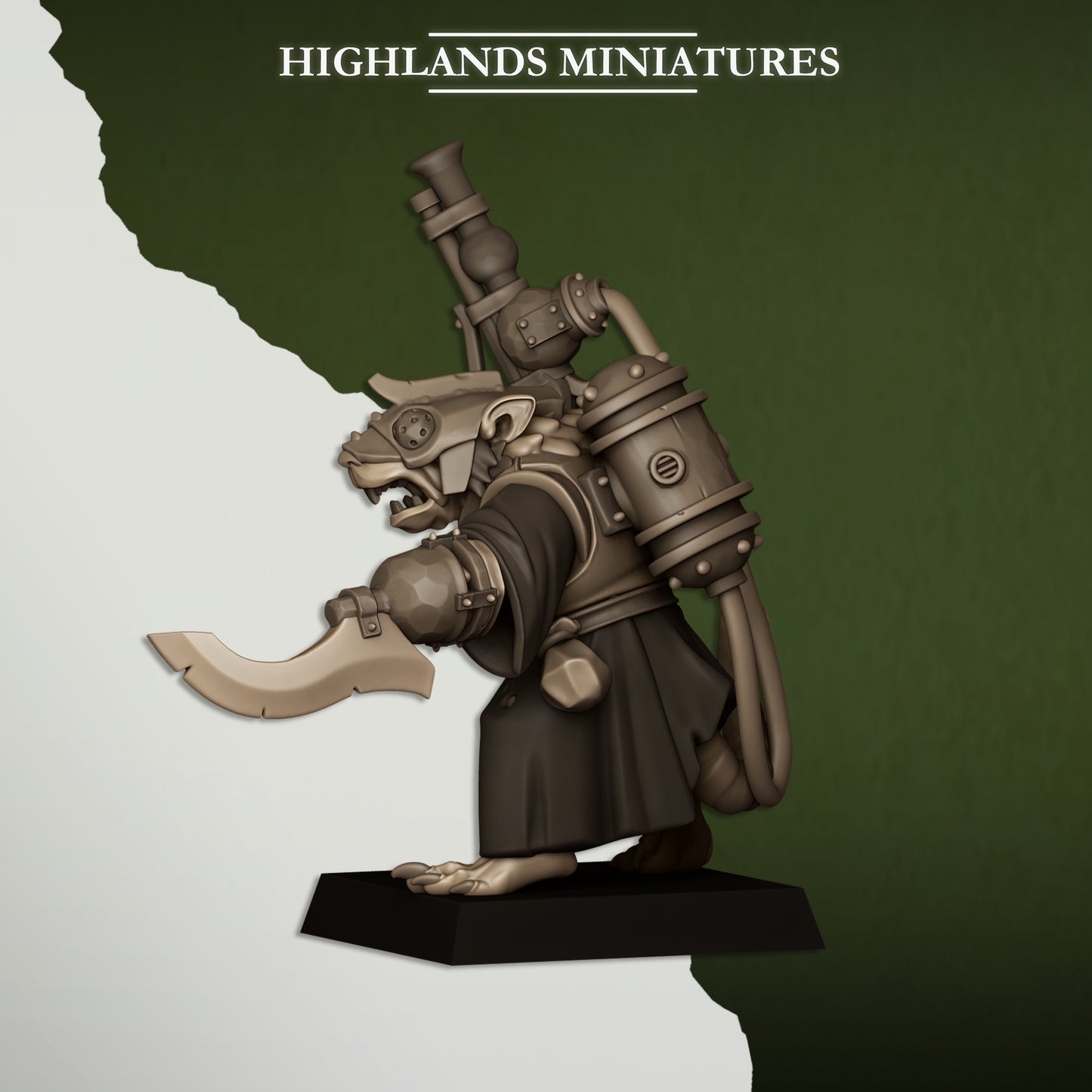 28mm Vermin Engineer - Sewer Vermin
