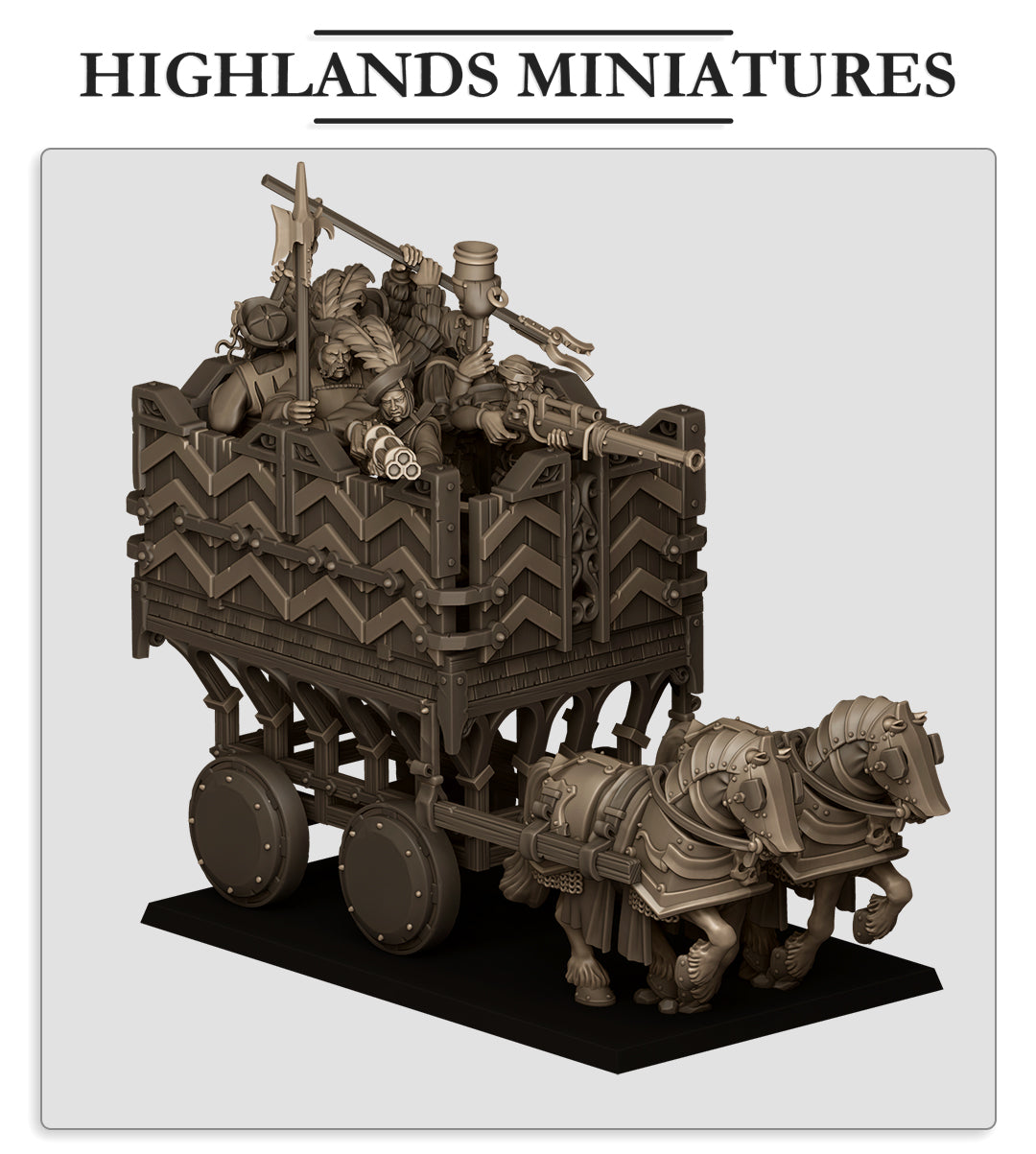 28mm Armored Wagon - Sunland