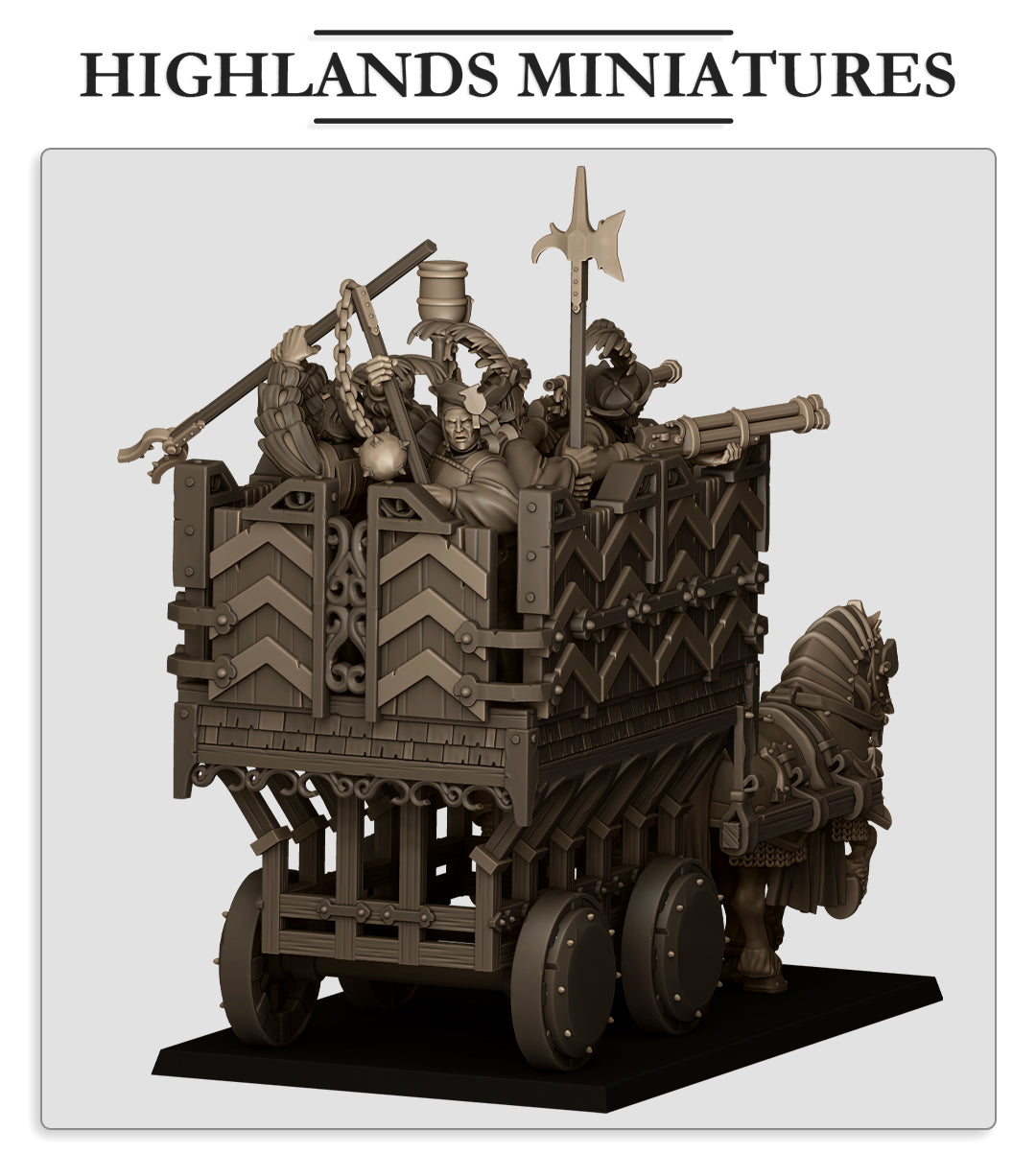28mm Armored Wagon - Sunland