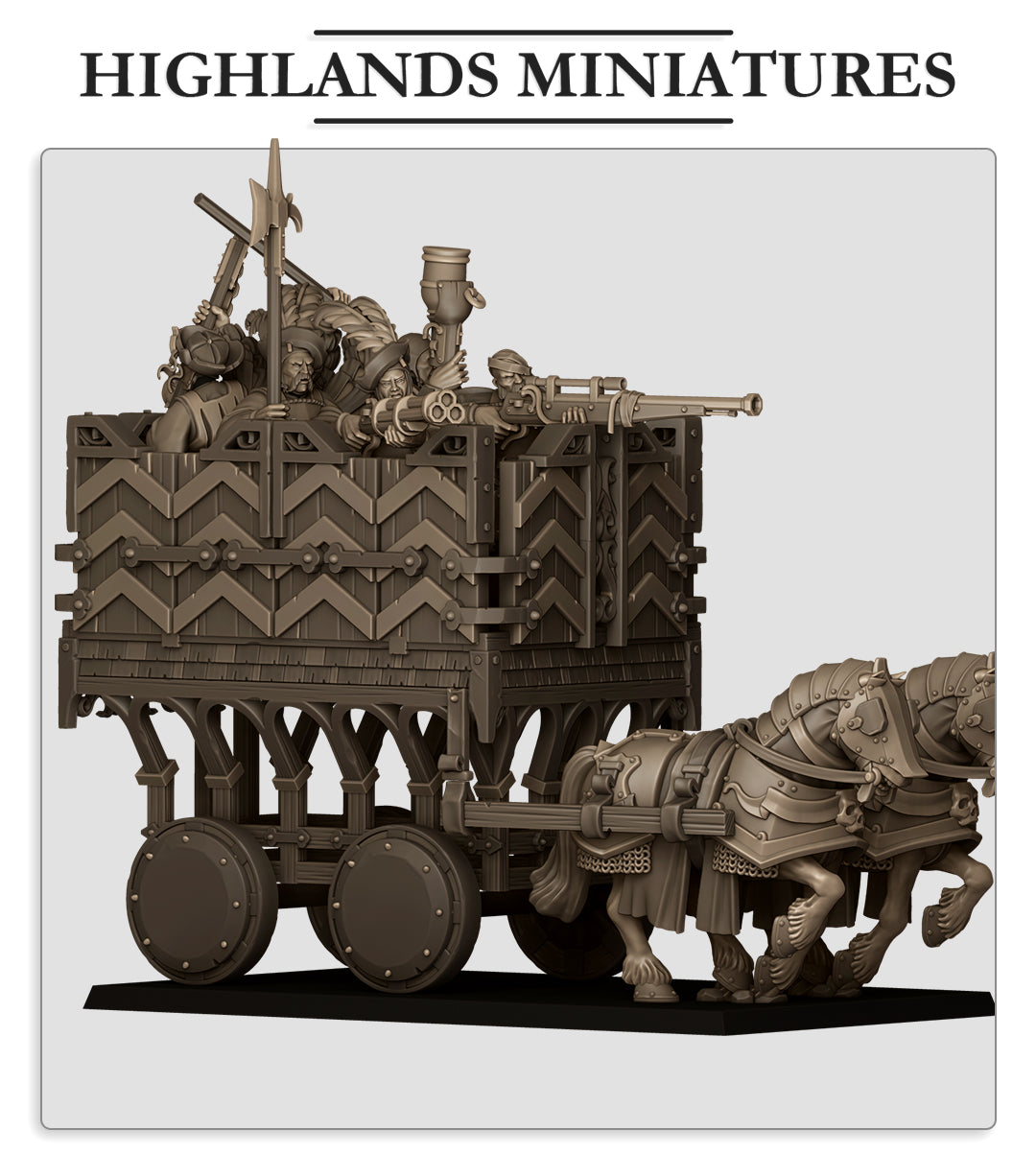 28mm Armored Wagon - Sunland