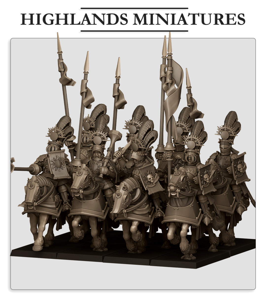 28mm Golden Flames Knights - Sunland
