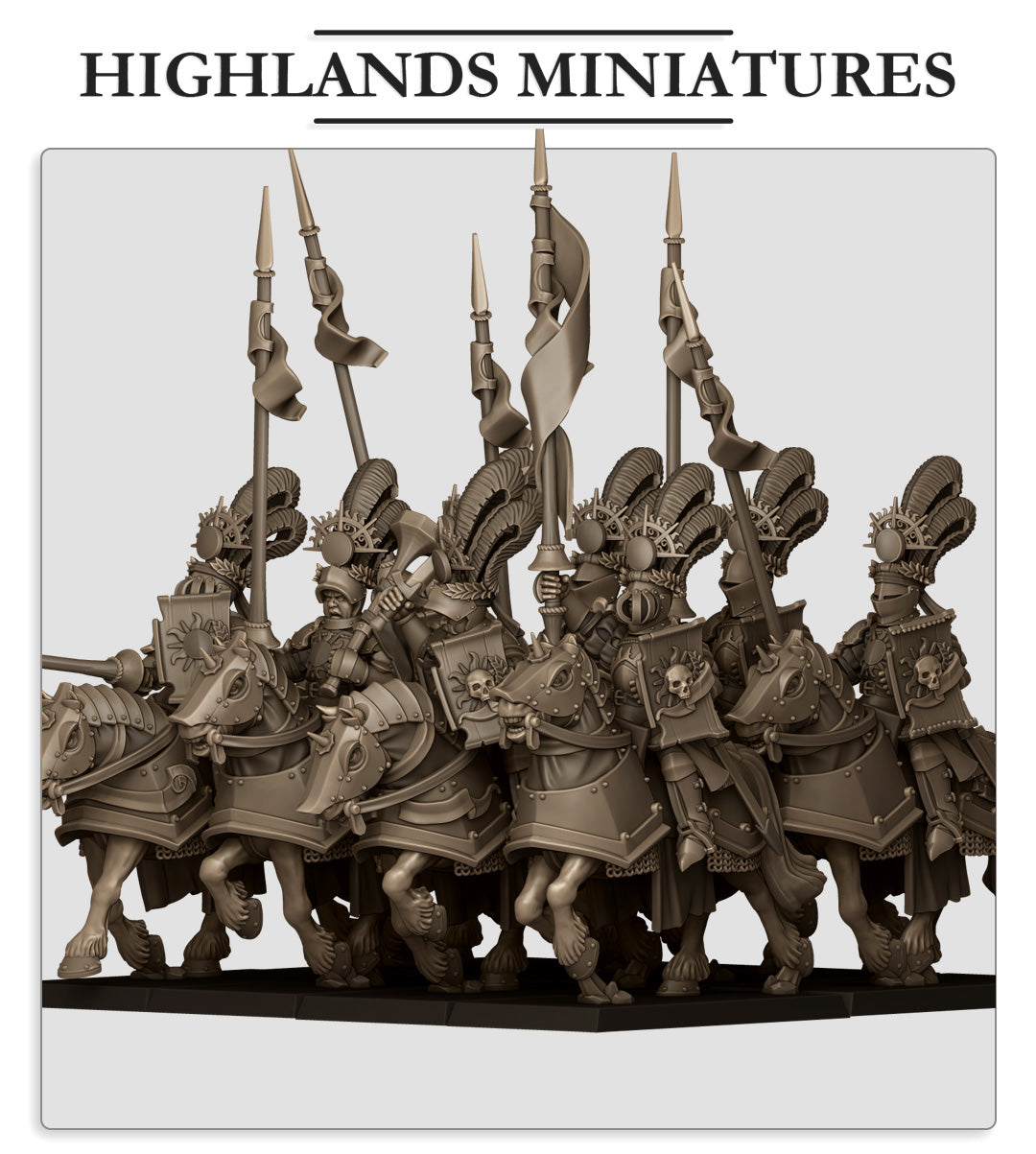 28mm Golden Flames Knights - Sunland