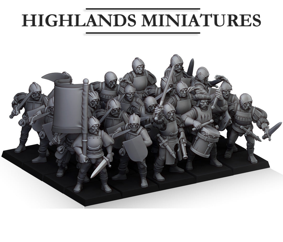 28mm Swordsmen - Sunland