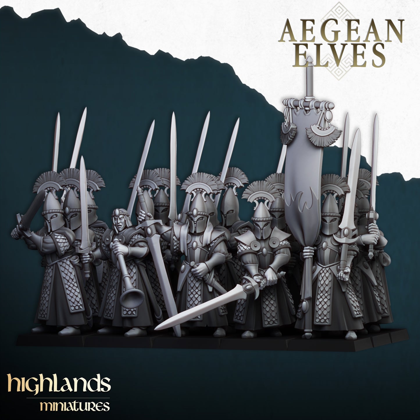 28mm Swords of Messara - Aegean Elves