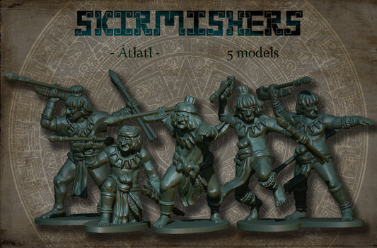 28mm Atlatl Skirmishers