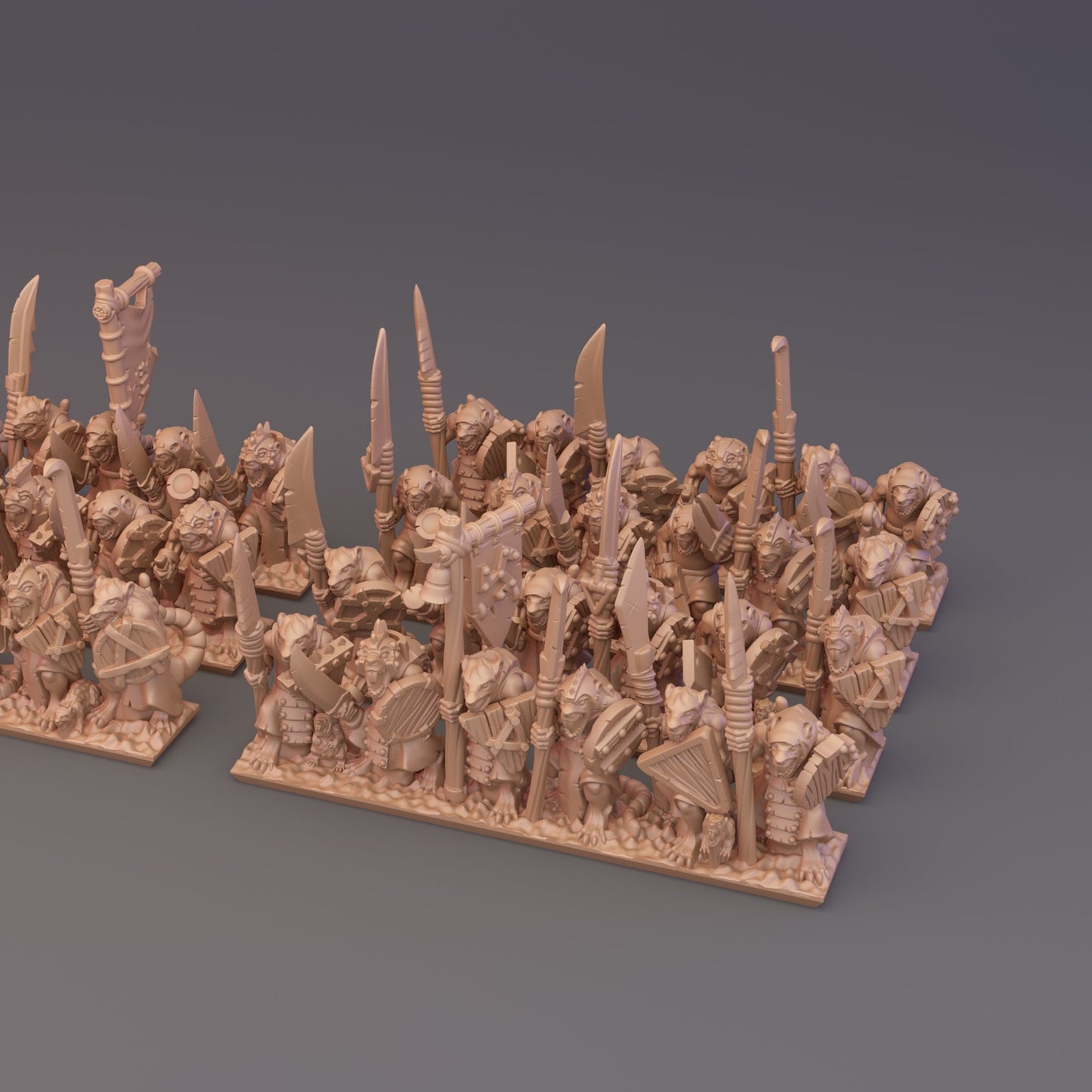 Under Empire Ratmen - 10mm Clan Rat Regiment