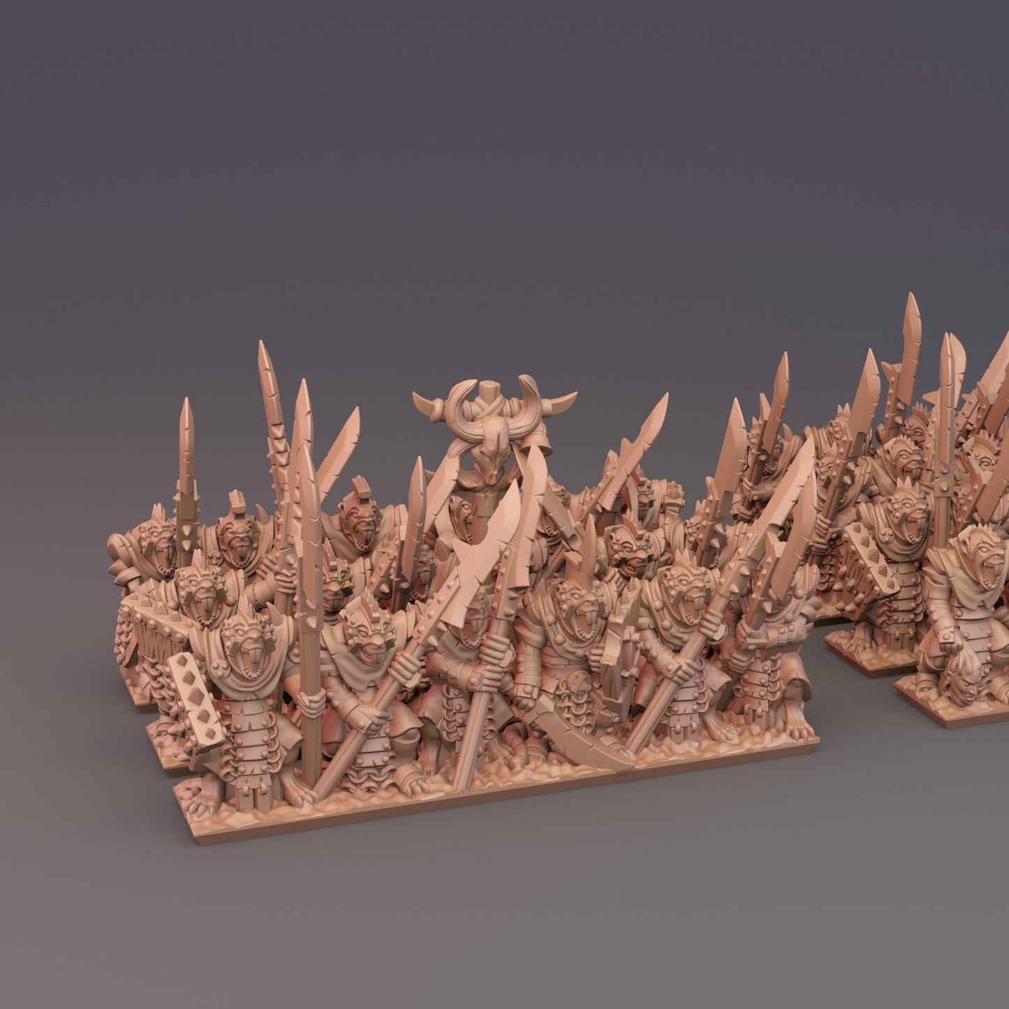 Under Empire Ratmen - 10mm Stormvermin Regiment