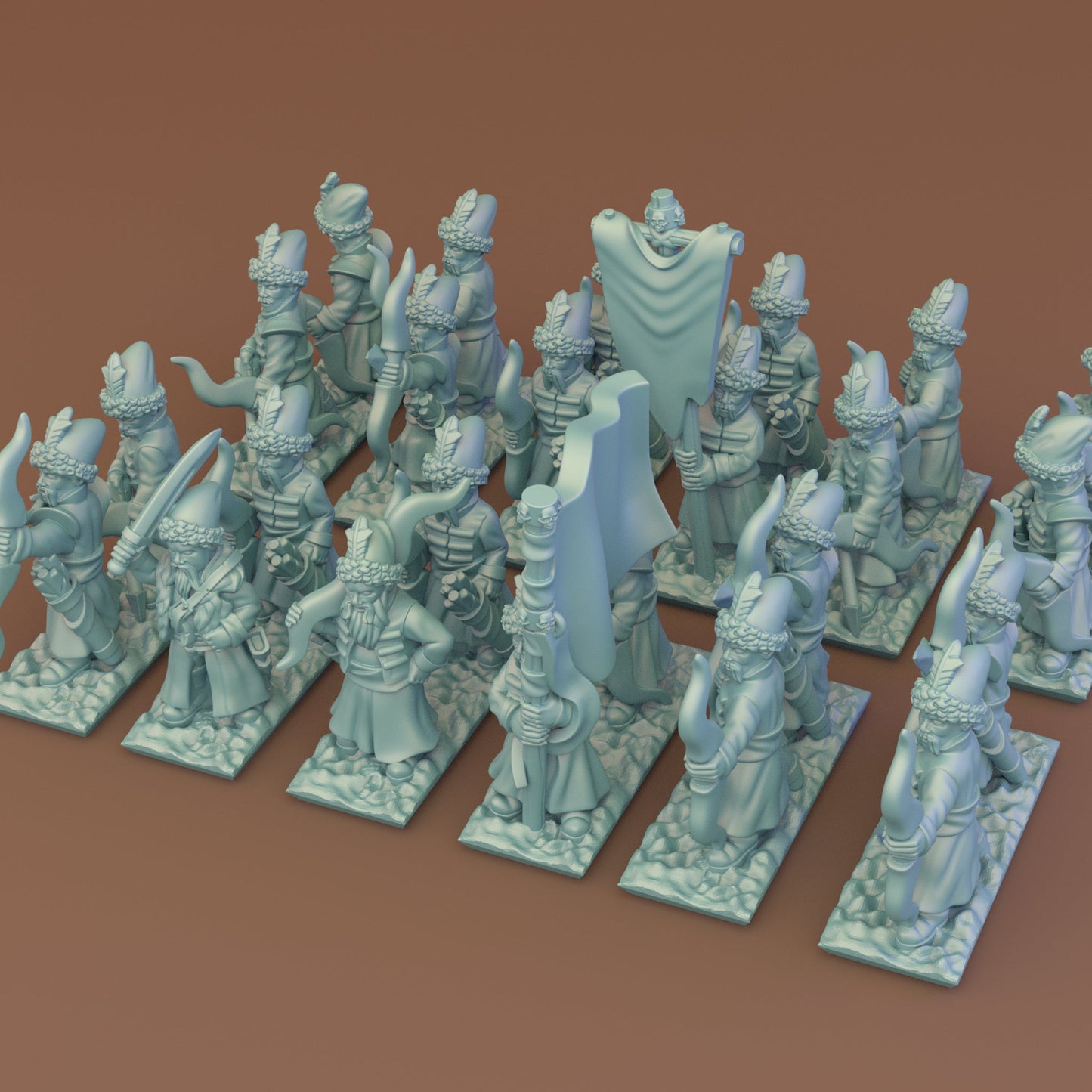 Kislev - 10mm Bowmen Regiment