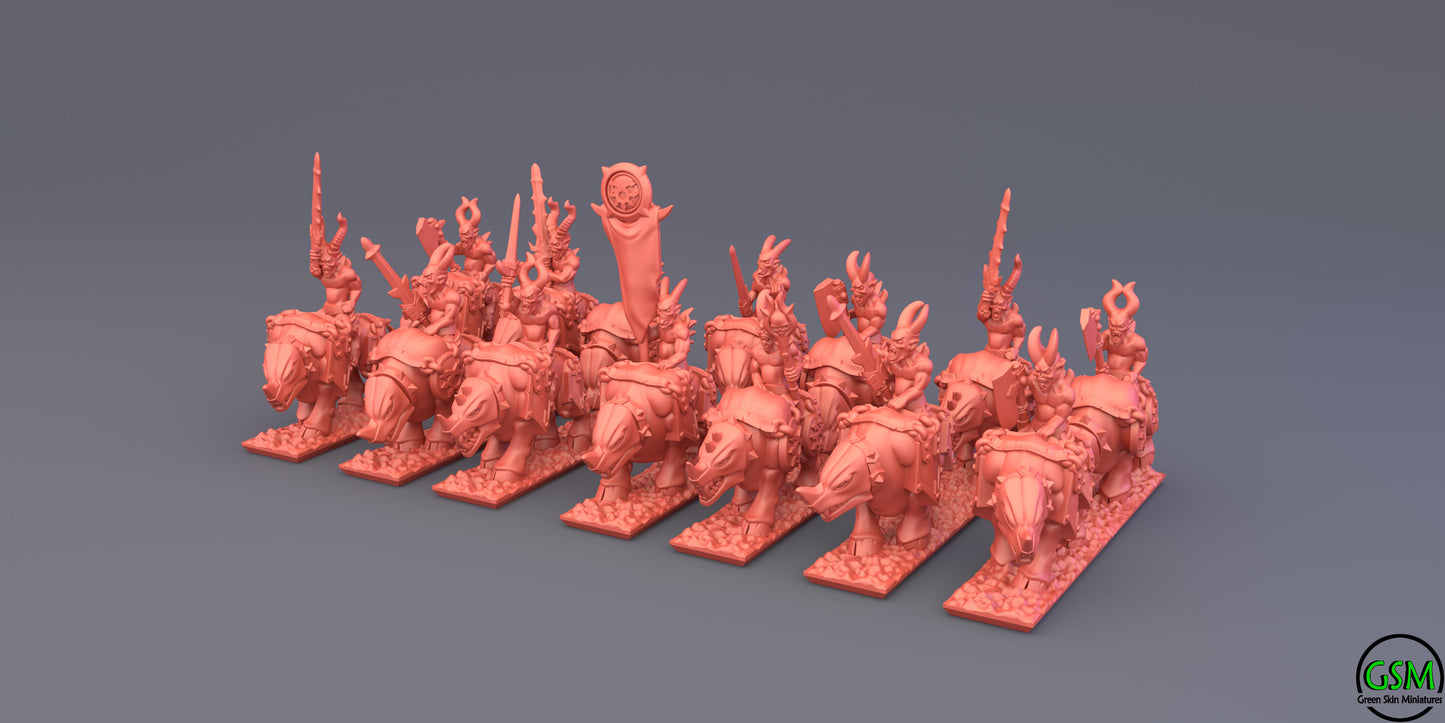 Daemons - 10mm Blood Cavalry