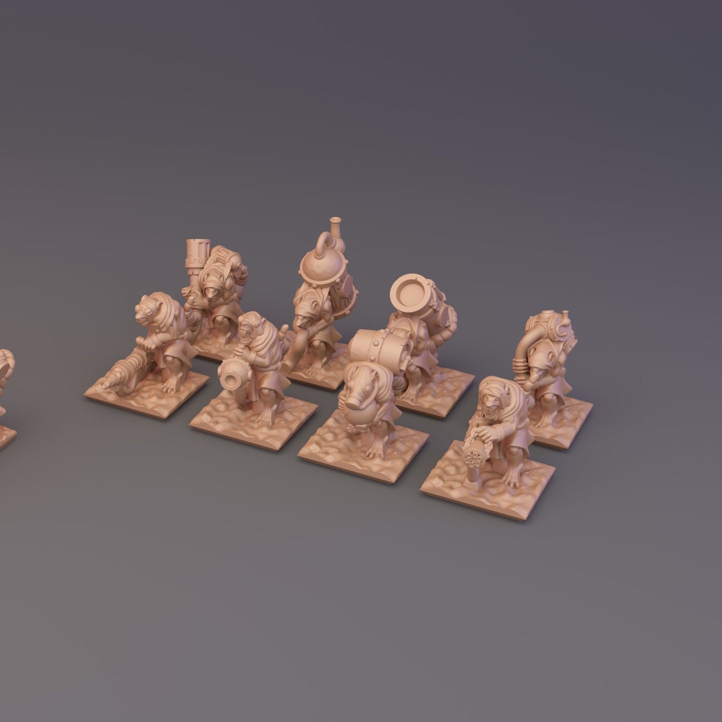 Under Empire Ratmen - 10mm Weapon Regiments