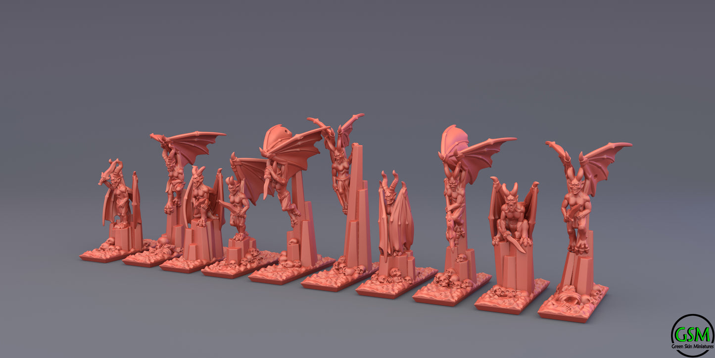 Daemons - 10mm Red Flyers
