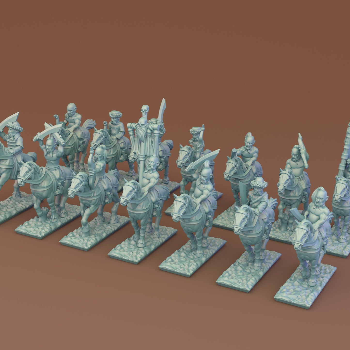 Kislev - 10mm Horse Archer Regiment