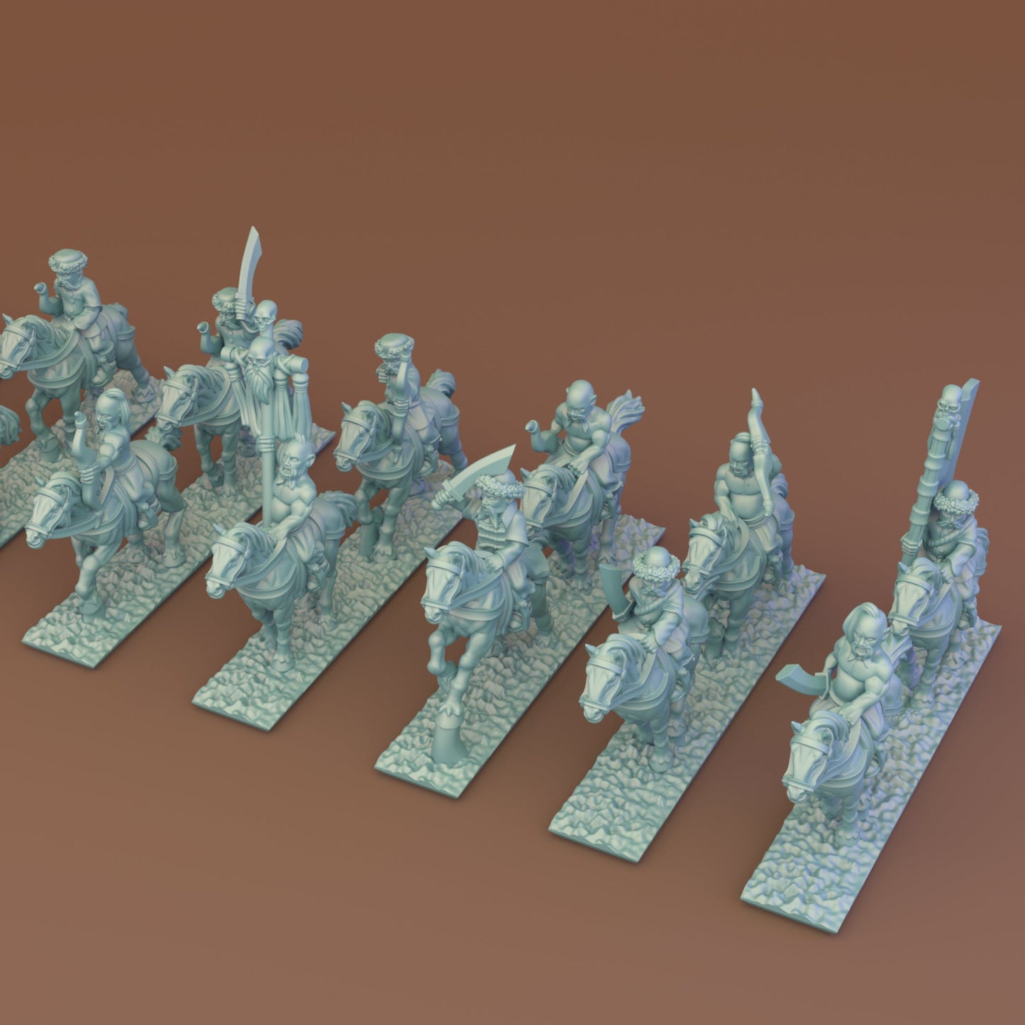 Kislev - 10mm Horse Archer Regiment