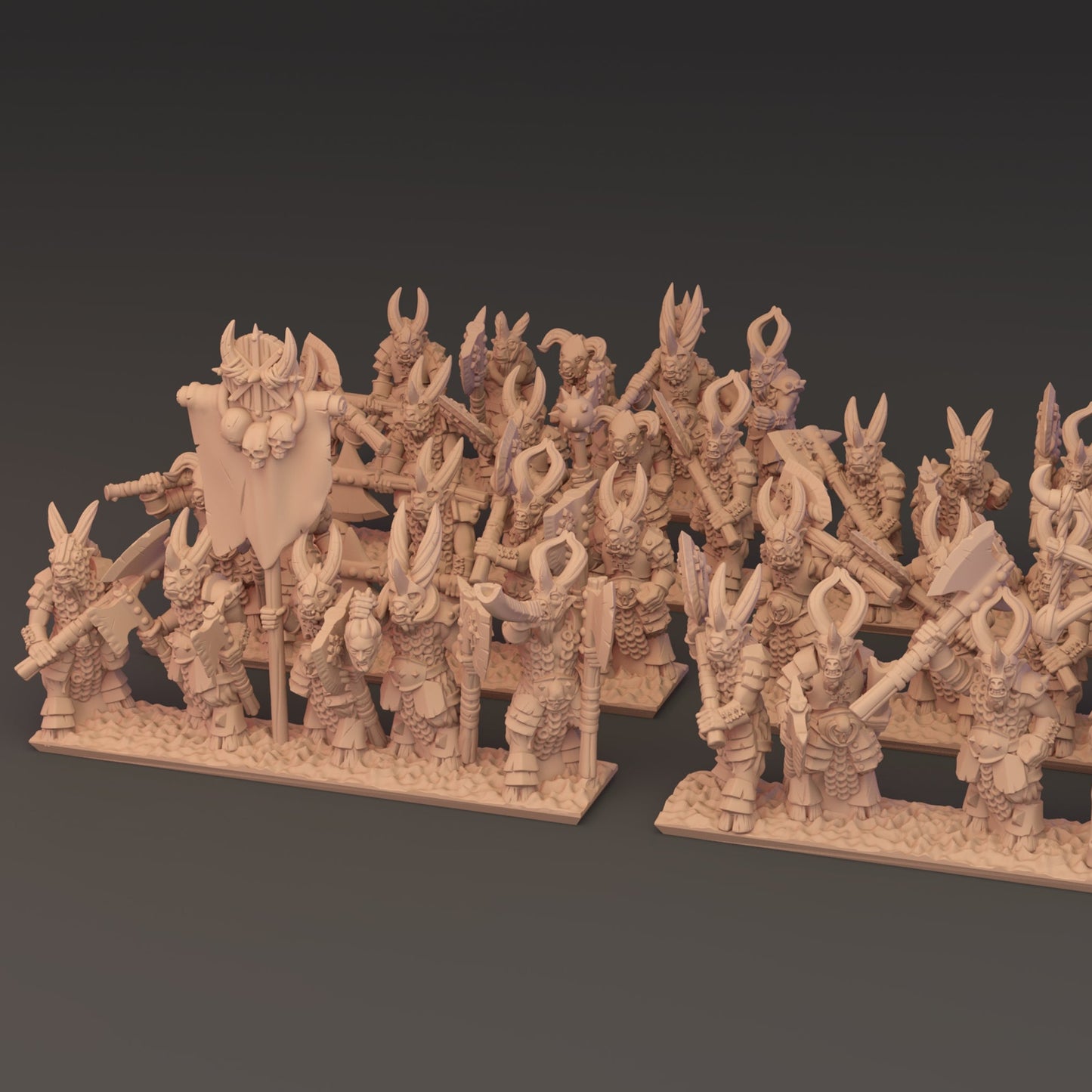Beast Herd - 10mm Bestigor Regiment