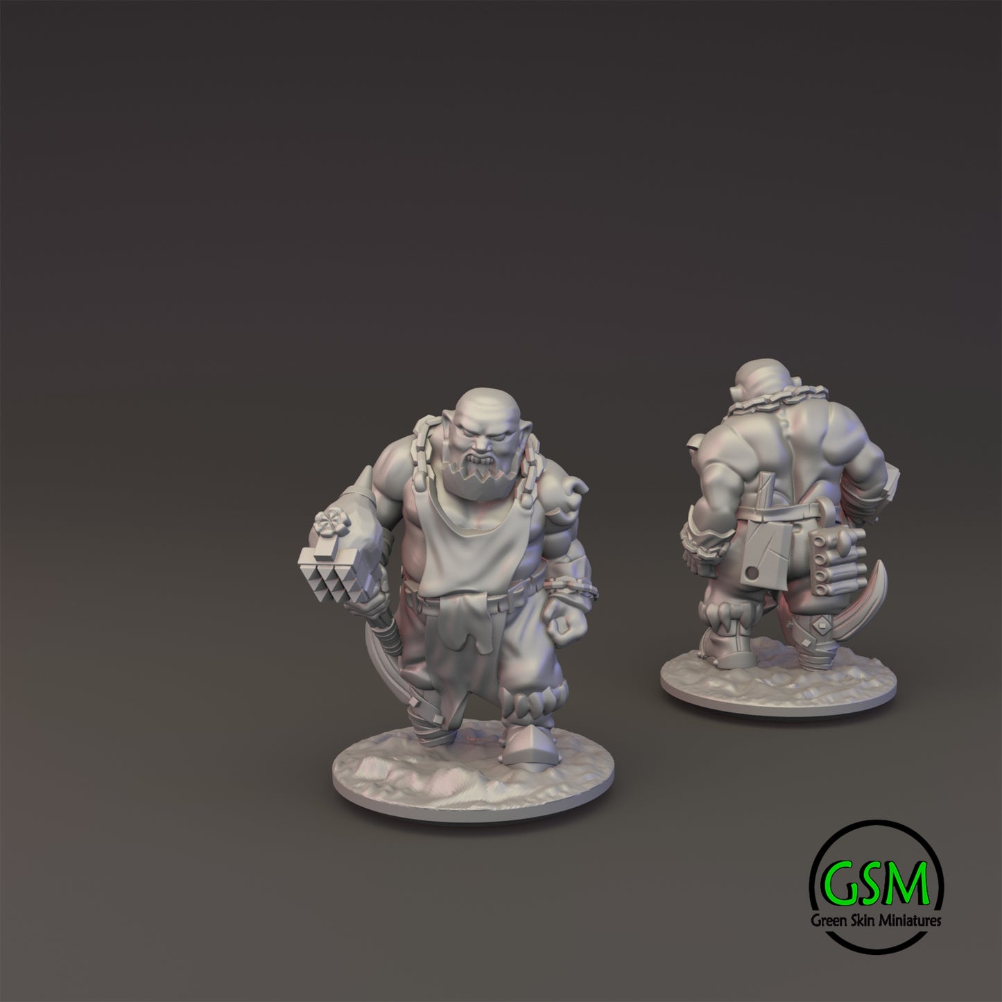 10mm Ogre Tribes - Butcher Variant