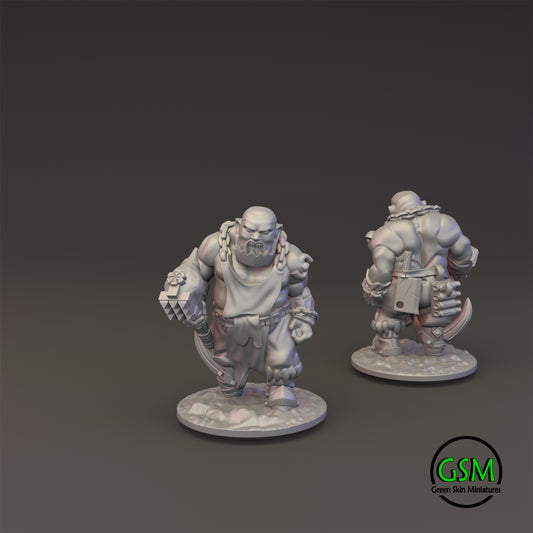 10mm Ogre Tribes - Butcher Variant