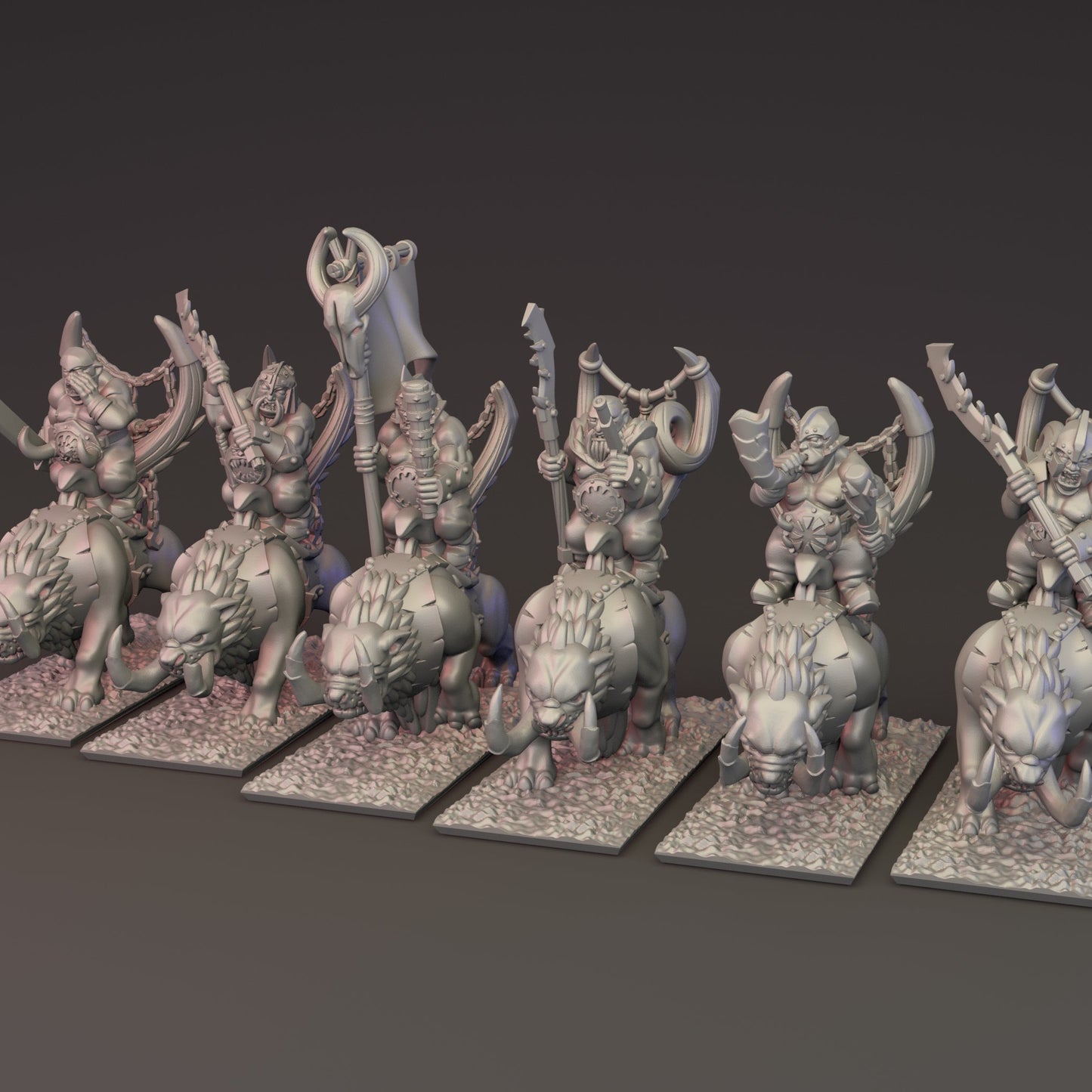 Ogre Tribes - Bull Rhino Riders