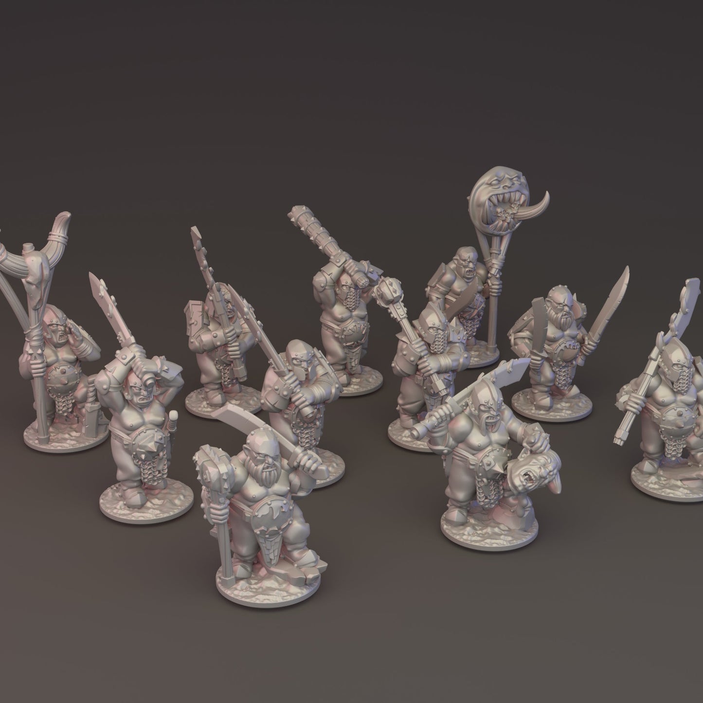 10mm Ogre Tribes - Ironguts
