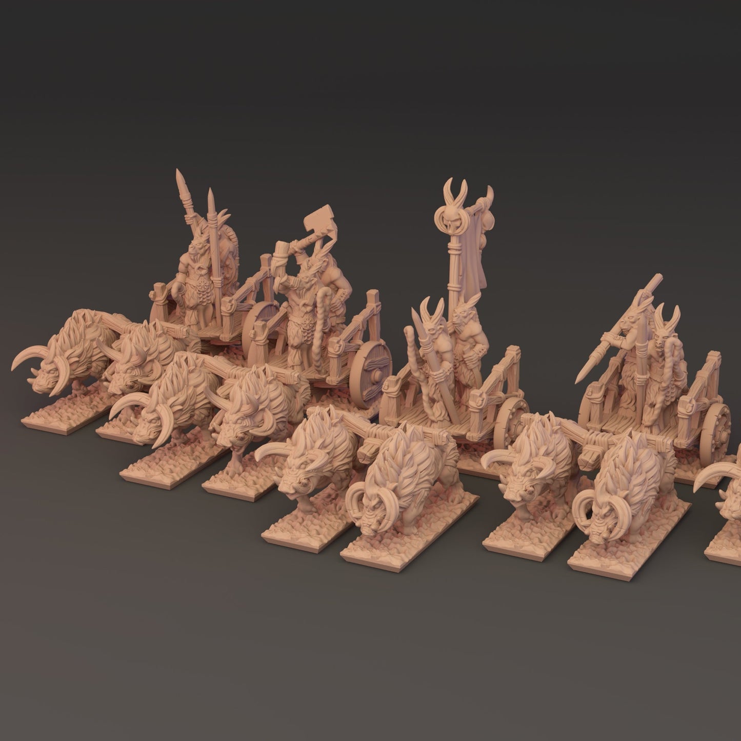 Beast Herd - 10mm Chariot Regiment