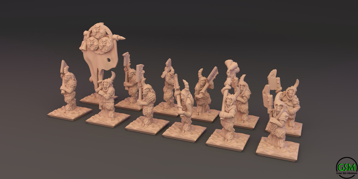 Beast Herd - 10mm Pestigor Regiment