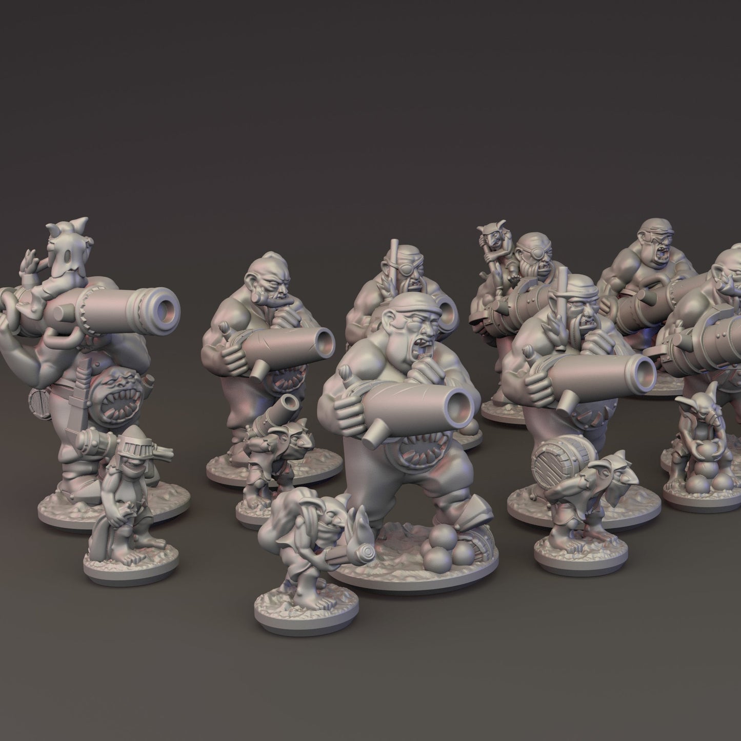 10mm Ogre Tribes - Leadbelchers