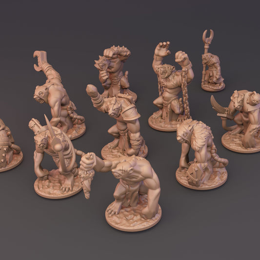 Under Empire Ratmen - 10mm Rat Ogre Regiment