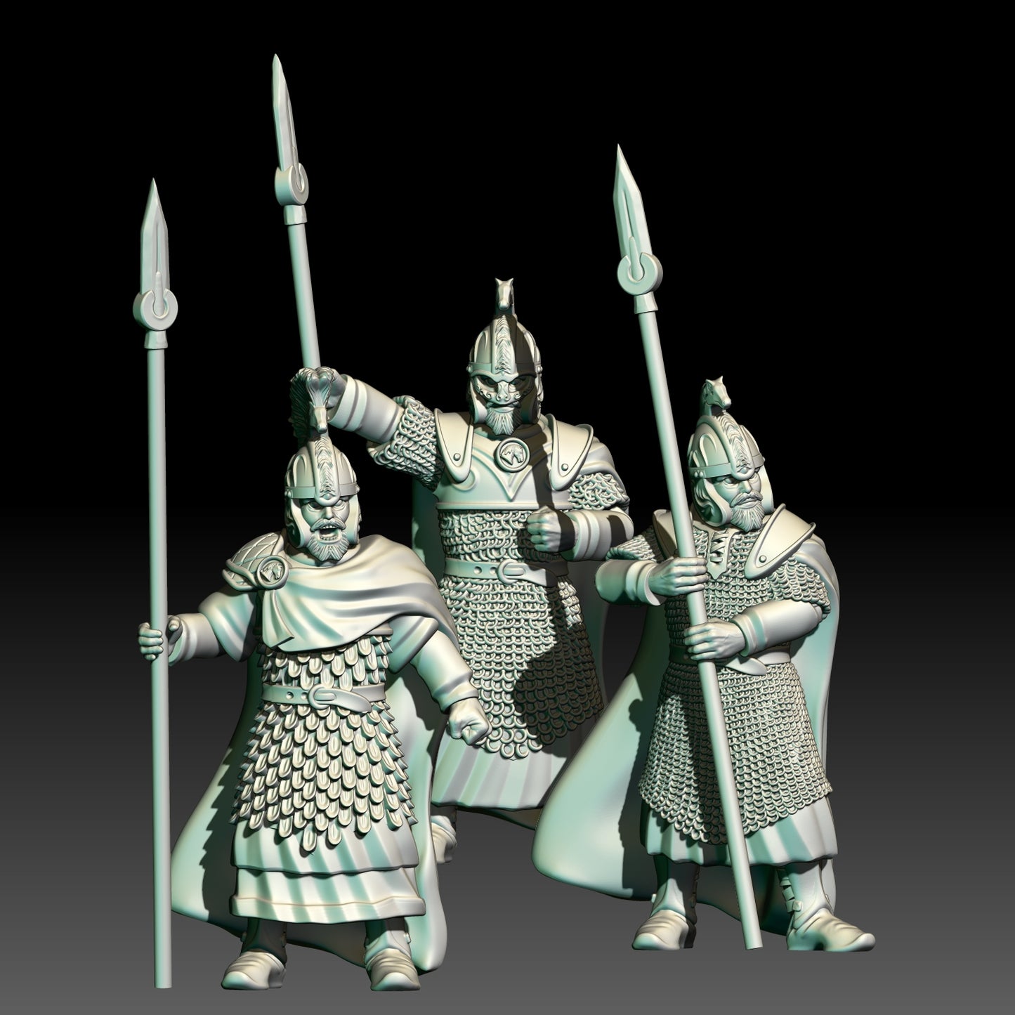28mm Horselord Guard with Spears