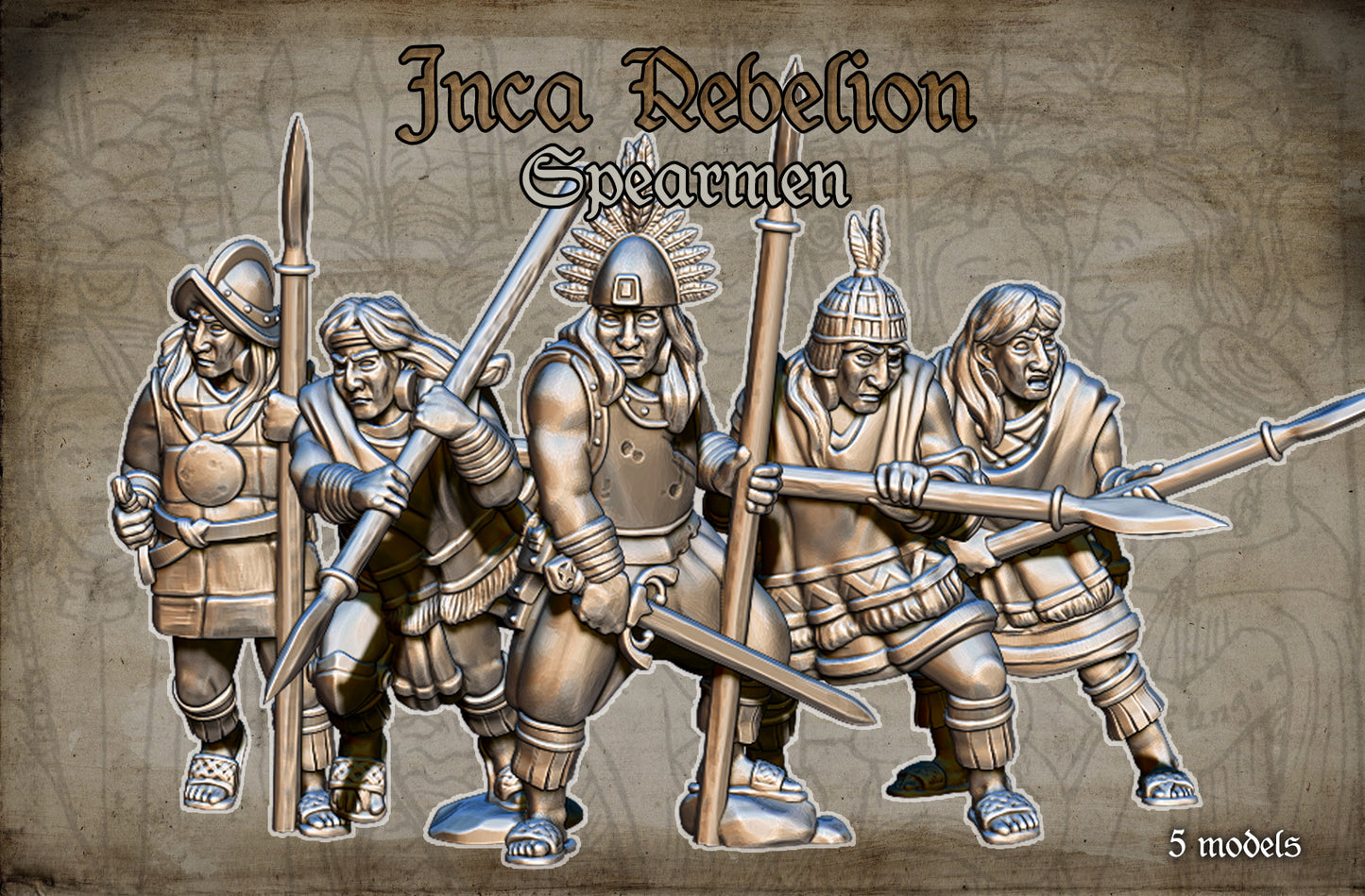 28mm Inca Rebellion Spearmen